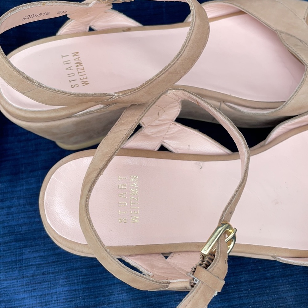 Stuart Weitzman Wedges Size 8 - image 2